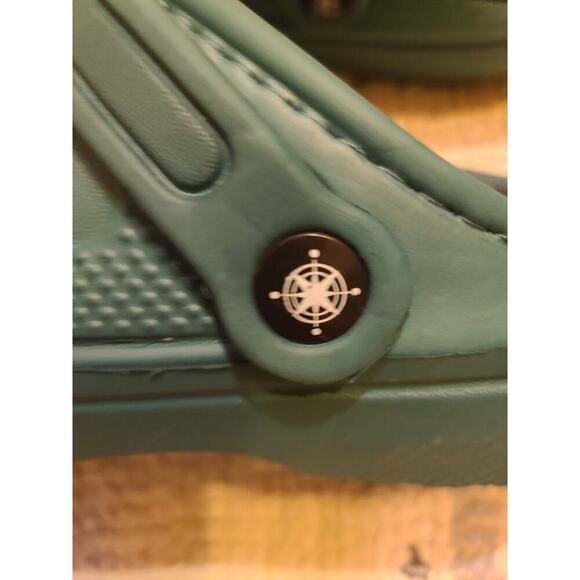 Classic Teal Winter Rubber‎ Slip-on Clogs with Plush Lined Footbed Womens 11 - Picture 6 of 7